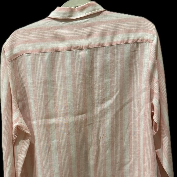 Frank & Eileen Pink Striped Blouse - Picture 3 of 4